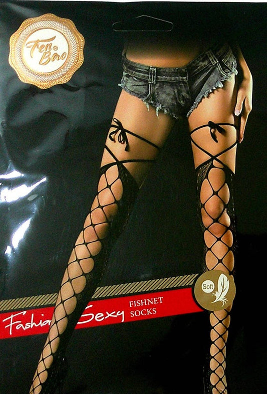 strap leg wrap stockings